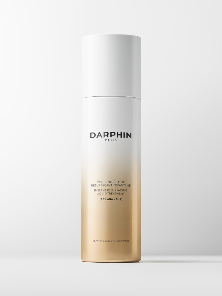 INSTANT RESURFACING LIQUID TREATMENT A concentrated resurfacing liquid treatment to help dissolve pore-clogging buildup and reveal a smoother, more luminous and youthful-looking complexion. As light as an essence, as potent as a serum. For visibly transformative results.